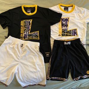 Bundle of Two Hype Lakers Shirt and Shorts